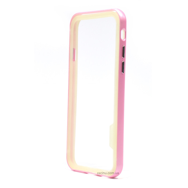 Чохол-бампер Spigen для iPhone 6/6S NEO Hybrid ser. Прозорий/Рожевий(992216)