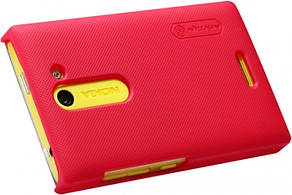 Чохол-накладка Nillkin для Nokia Asha 502 Matte ser. +плівка Червоний(271857), фото 4