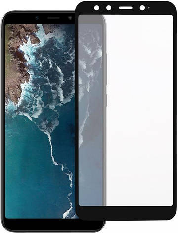 Захисне скло 2E 3D для Xiaomi Mi A2 / Mi 6X на весь екран Чорна рамка, фото 1