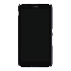 Чохол-накладка Nillkin для Sony Xperia E4 Matte ser. +плівка Чорний, фото 5
