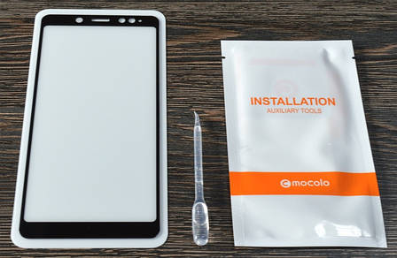 Захисне скло Mocolo для Xiaomi Redmi Note 5 Pro Full Glue Чорна рамка + рідина, фото 3