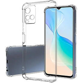 TPU чохол GETMAN Ease logo посилені кути Full Camera для Vivo Y21 / Y33s