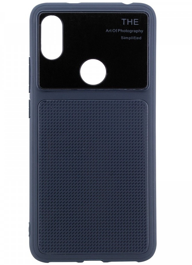 Чохол-накладка для Xiaomi Redmi Note 6 PRO Glossy Half ser. TPU Синій