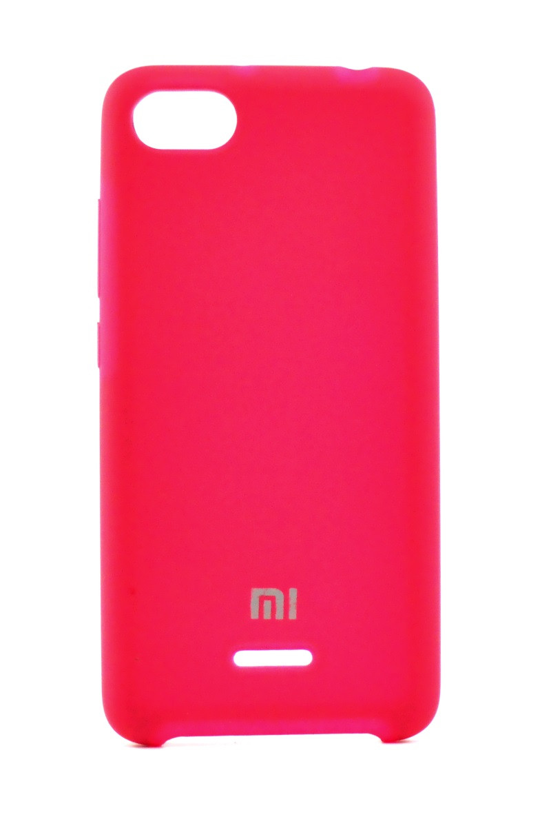 Чохол-накладка для Xiaomi Redmi 6A Silicone Cover Бордовий