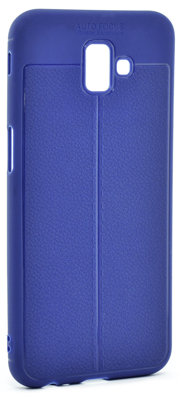 Чохол-накладка NZY для Samsung Galaxy J6+ (2018)/ J610F TPU Імітація шкіри Синій (126209)