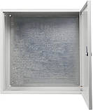 Корпус з монтажною панеллю металевий Light  60*60*25, IP31, серії UBox, фото 3