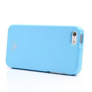 Чохол-накладка Mercury для iPhone 5/5S/SE Jelly Color ser. Блакитний, фото 3