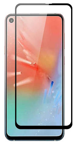 Захисне скло NZY для Samsung Galaxy A60/ M40 5D Premium Full Glue Чорні рамки (001573), фото 1