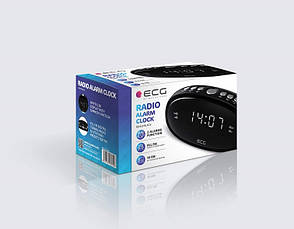Радіогодинник ECG RB 010 Чорний, фото 1