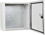 Корпус з монтажною панеллю металевий Light 40*40*20, IP54, серії UBox, фото 2