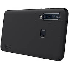 Чохол-накладка Nillkin для Samsung Galaxy A9 2018 Matte ser. + тримач Чорний, фото 6