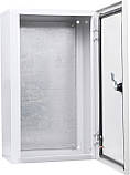 Корпус з монтажною панеллю металевий Light 50*30*20, IP54, серії UBox, фото 2