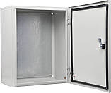 Корпус з монтажною панеллю металевий Light 50*40*25, IP54, серії UBox, фото 2