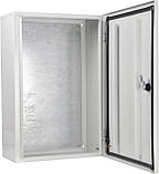 Корпус з монтажною панеллю металевий Light 60*40*25, IP54, серії UBox, фото 2