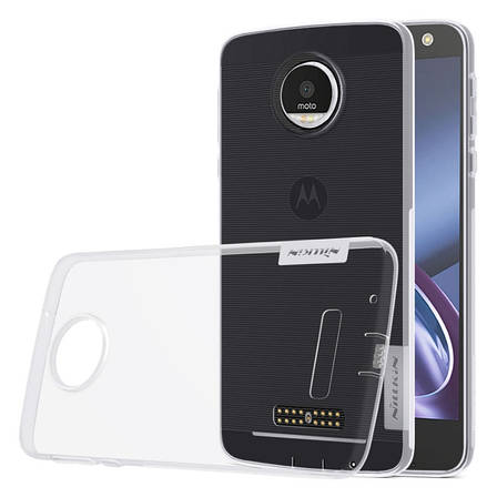 Чохол-накладка Nillkin для Motorola Moto Z (XT1650) Nature ser. Прозорий/безколірний, фото 1