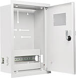 Корпус обліку металевий Light 12 модулів 1фл, вбудований IP31, серії UBox, фото 4