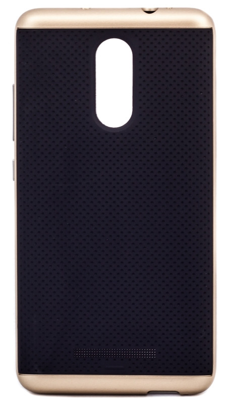 Чохол-накладка iPaky для Xiaomi Redmi Note 3/ Redmi Note 3 Pro TPU+PC Чорний/золотистий(293807)