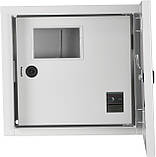 Корпус обліку металевий Light 4 модулі 1фл, навісний IP54, серії UBox, фото 3