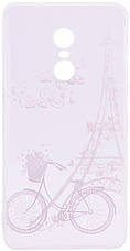 Чохол-накладка для Xiaomi Redmi Note 4X Cute Print ser. Sweet Paris Прозорий/безколірний, фото 5