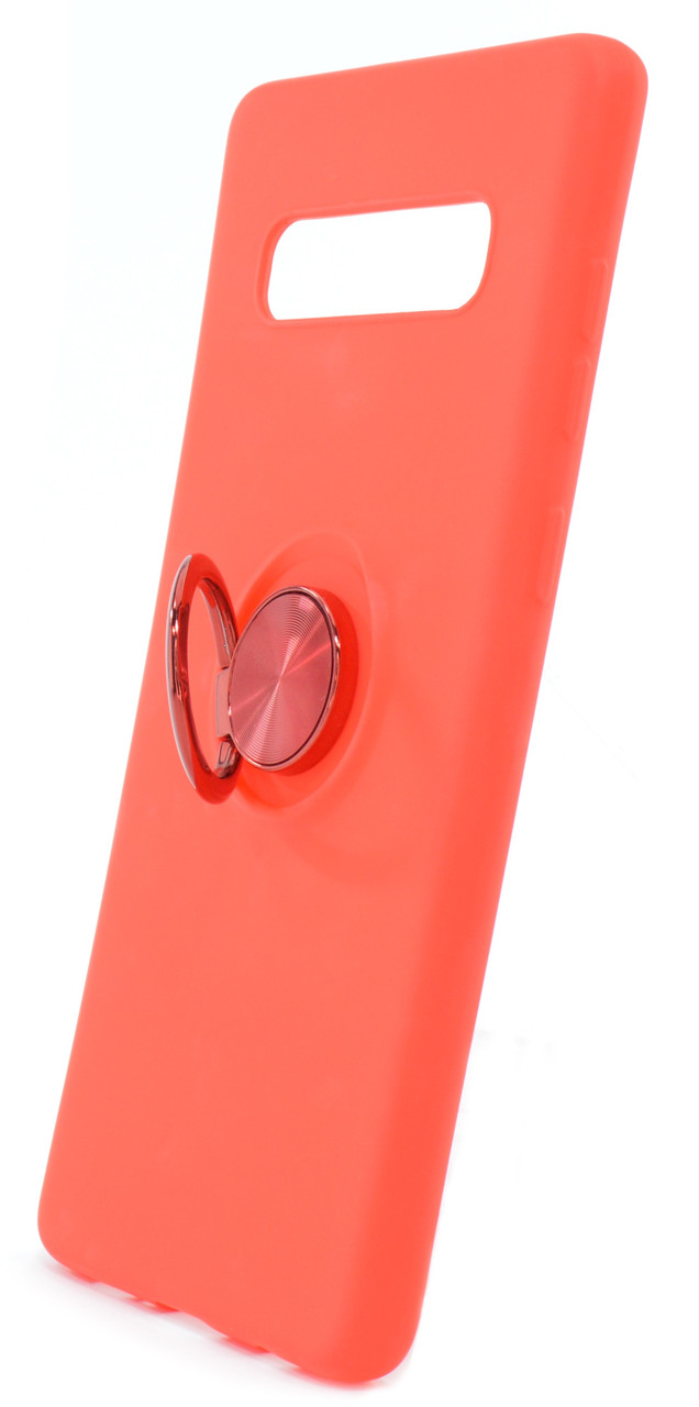 Чохол-накладка ColoRing для Samsung Galaxy S10 TPU+PC Summer ser. З тримачем Червоний (972041)