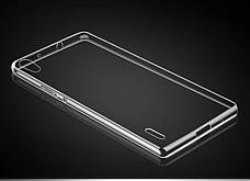 Чохол-накладка TPU для Huawei Ascend P7 Ultra-thin ser. Прозорий/безколірний, фото 6
