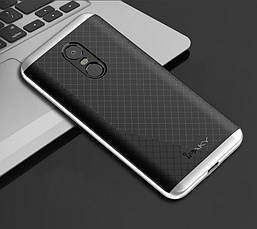 Чохол-накладка iPaky для Xiaomi Redmi 5 TPU+PC Чорний/Сріблястий(410099), фото 4