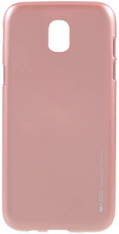 Чохол-накладка Mercury для Samsung J530F J5(2017) iJelly Metal ser. TPU Rose Gold(376142), фото 1