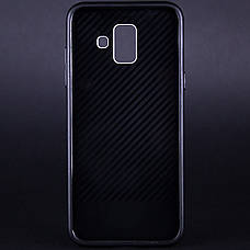 Чохол-накладка Gradient Aurora для Samsung Galaxy A6 (2018) Glass Чорний, фото 3