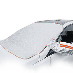 Захисна накидка чохол на лобове Lesko 8228 скло та дзеркала від снігу та сонця на 9 магнітах