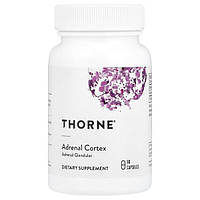 Thorne, Adrenal Cortex (60 капс.), кора надпочечников, поддержка от стресса