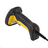 Промисловий дротовий лазерний сканер штрих-коду Netum NT-1208 IP76 USB 1D Yellow, фото 5