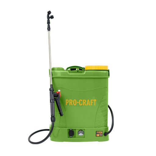 Обприскувач Procraft AS-12, акумулятор 12 В, 12 Аг, тиск 0,15-0,5 МПа, шланга 110 см