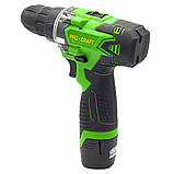 Шуруповерт Procraft Industrial PA12Li, 12 В/2 Аг(2 АКБ), 22Нм, 1 ступінь 0-350 об/хв, 2 ступінь 0-1200 об/хв, патрон 10мм, кейс, фото 6