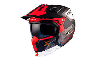 Шолом (модуляр) MT STREETFIGHTER SV S Totem B15 Matt Red ECE2206 [L]
