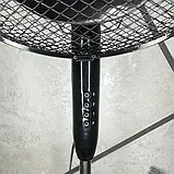 Потужний підлоговий вентилятор KDE UEF-C40A2-2 40 см 45W, Чорний, фото 2