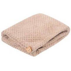 Рушник SOHO 28*63 см, мікрофібра Тюрбан Beige