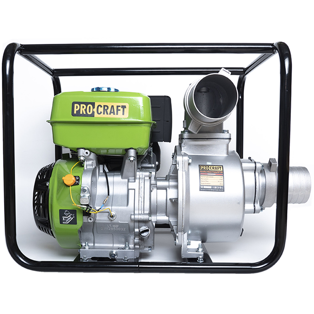 Бензинова мотопомпа Procraft WP100, 4-тактний OHV, 270 см³, 80 м³/г.