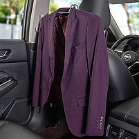 Автомобільний вішак Lesko 11569 Black для верхнього одягу на підголівник плічка 25 шт., фото 4