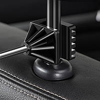 Автомобільний вішак Lesko 11569 Black для верхнього одягу на підголівник плічка 25 шт., фото 6