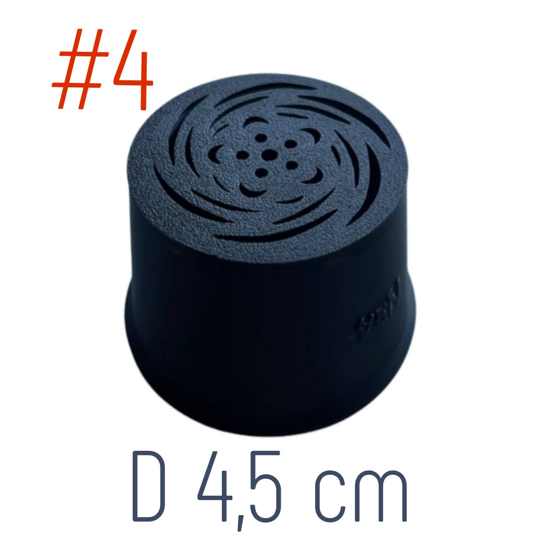 Кондитерська насадка для зефіру #4 D4,5 см, фото 1