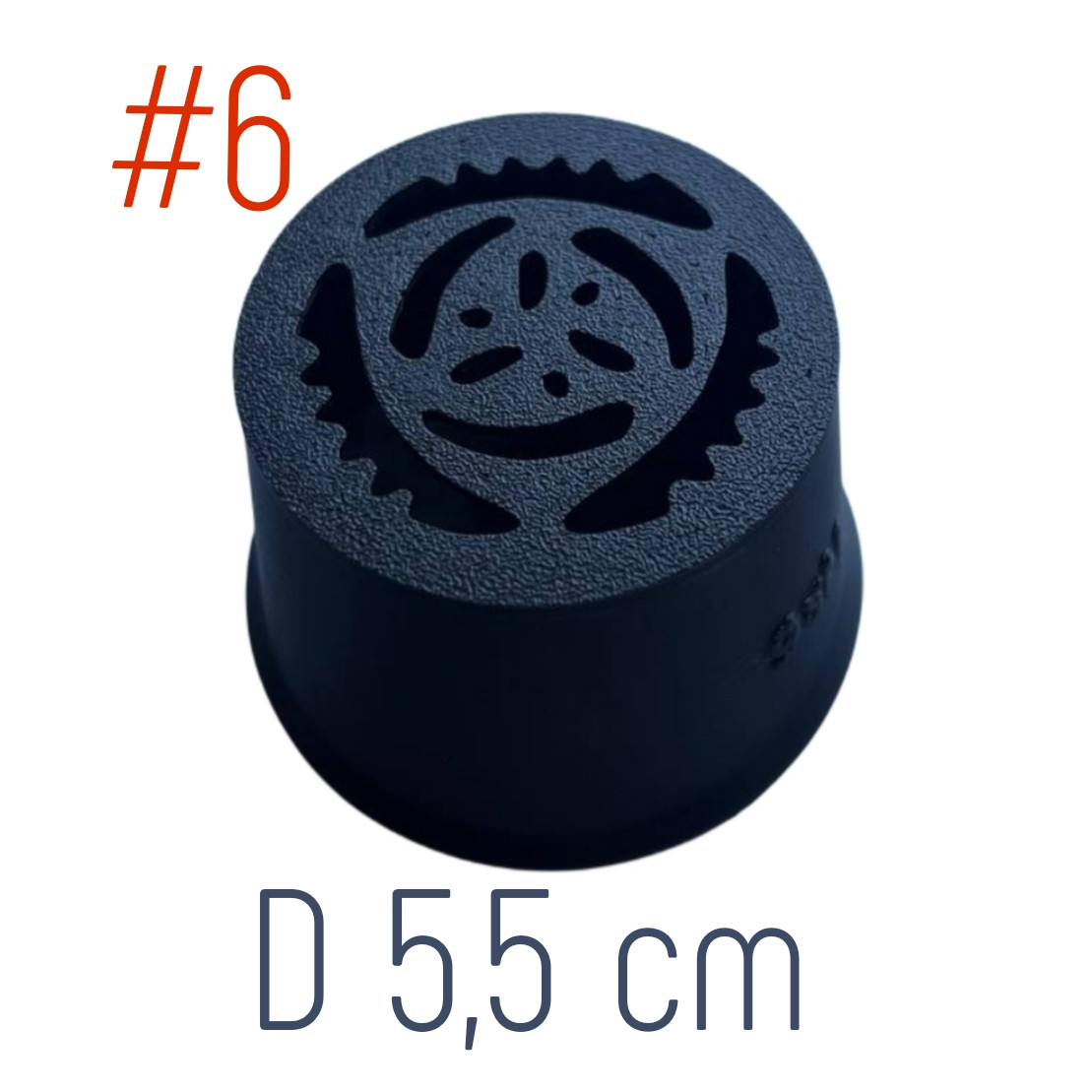 Кондитерська насадка для зефіру #6 D5,5 см