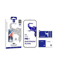 Захисне скло Pro Plus Dust Proof Apple iPhone 16 Pro/ iPhone 17, Transparent