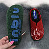 Жіночі кімнатні капці фетрові для ламінату Inblu червоні 4230, фото 6