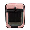 Рюкзак - сумка 2 в 1 переноска для котів та собак 45х34х25 CosmoPet CP-43 Pink, фото 3