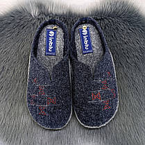 Капці жіночі кімнатні фетрові для ламінату Inblu сині 4278, фото 3