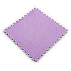 Підлога-пазл плюшевий 60х60х1см Фіолетовий (D) SW-00002087