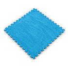 Підлога-пазл плюшевий 60х60х1см Блакитний (D) SW-00002091