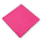 Підлога-пазл плюшевий 60х60х1см Рожевий (D) SW-00002093