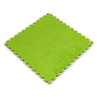 Підлога-пазл плюшевий 60х60х1см Салатовий (D) SW-00002095