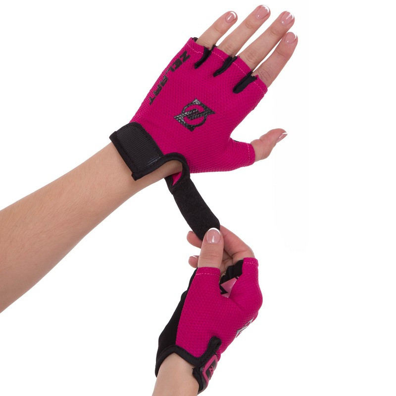 Рукавиці для фітнесу та тренувань ZELART MA-3888 розмір XS, рожеві, фото 1